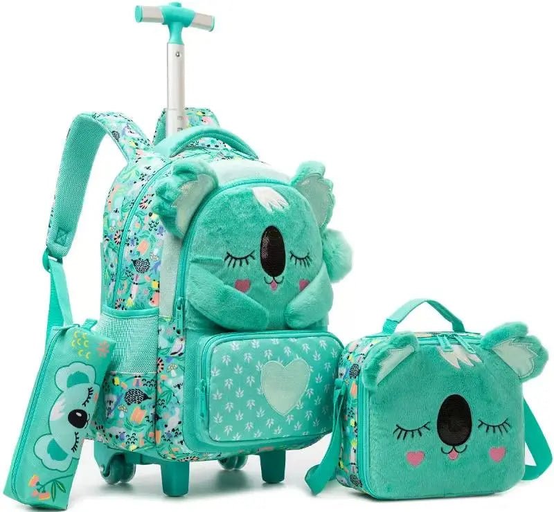 Ninos Kids storeKoala 3PCS Trolley BackpackBag set طقم شنط مدرسةJasmin