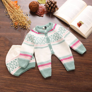 Shapes Knitted Sleepsuit