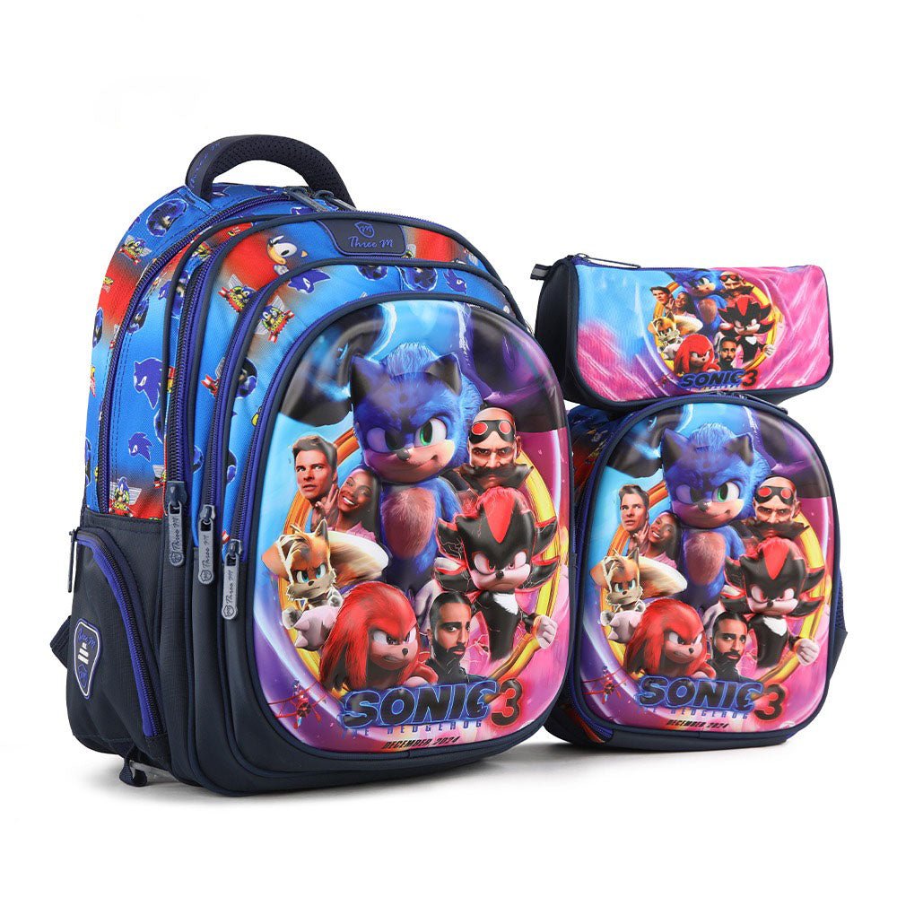 Ninos Kids storeSonic3 4PCS BackpackBag set طقم شنط مدرسة3M