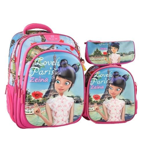 Ninos Kids storeZeina 4PCS BackpackBag set طقم شنط مدرسة3M