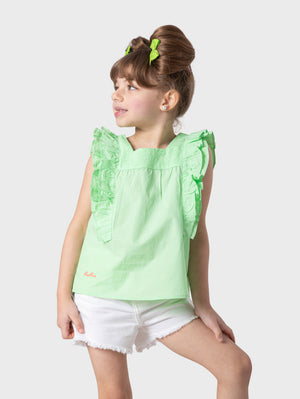 Ruffles Plain Blouse