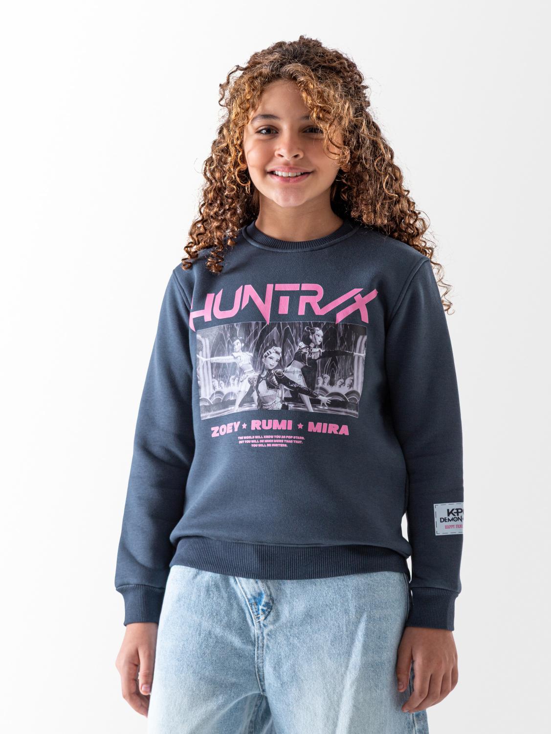Girls' Dark Grey Huntrax Sweatshirt