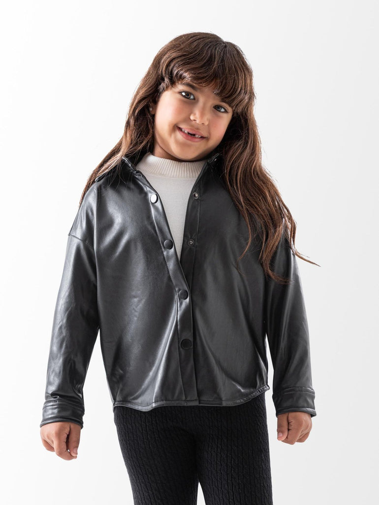 Ninos Kids storeLeather girl shirtGirl blouseNINOS