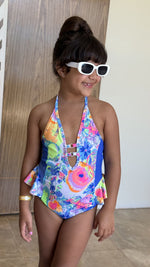 Ninos Kids storeFlowers SwimsuitOne - Piece SwimwearLa mer
