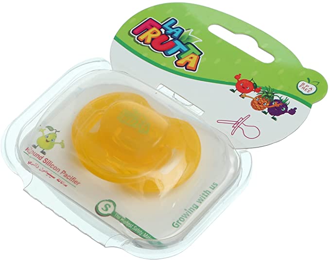 Ninos Kids storeسكاتة سيليكون بالغطاء لافروتاpacifiers اللهياتLA FRUTTA