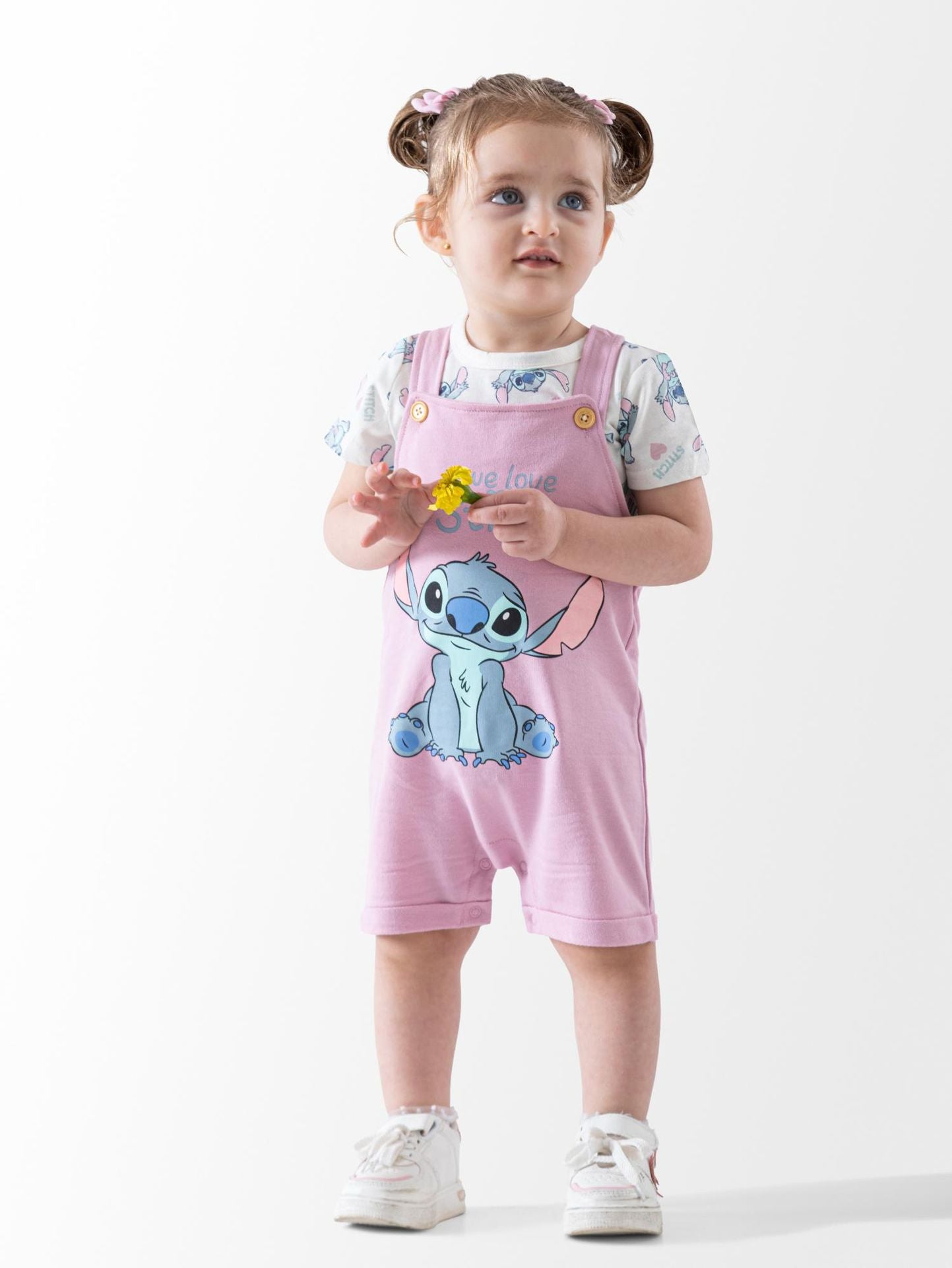 Stitch 2PCS Shortall