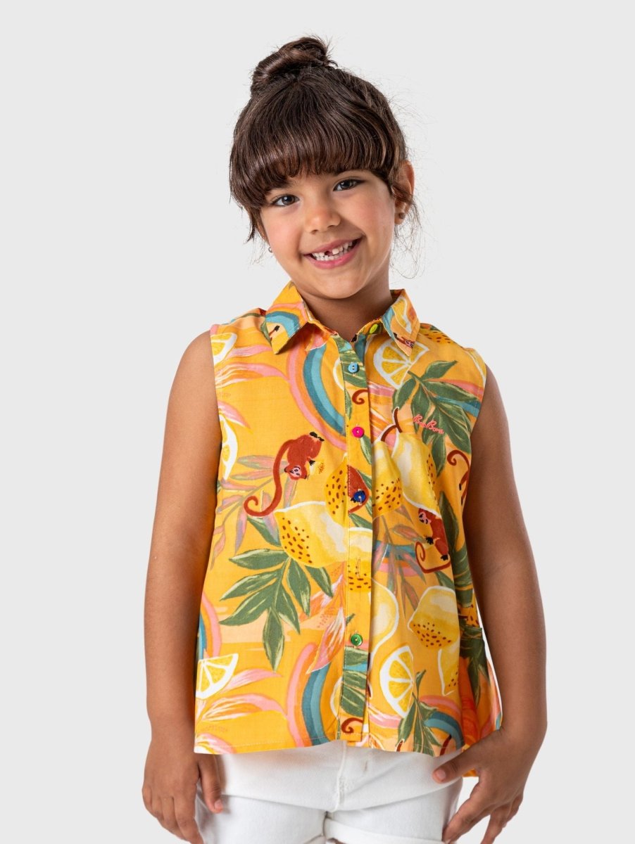 Ninos Kids storeFlower Cut BlouseGirl blouseBee Born
