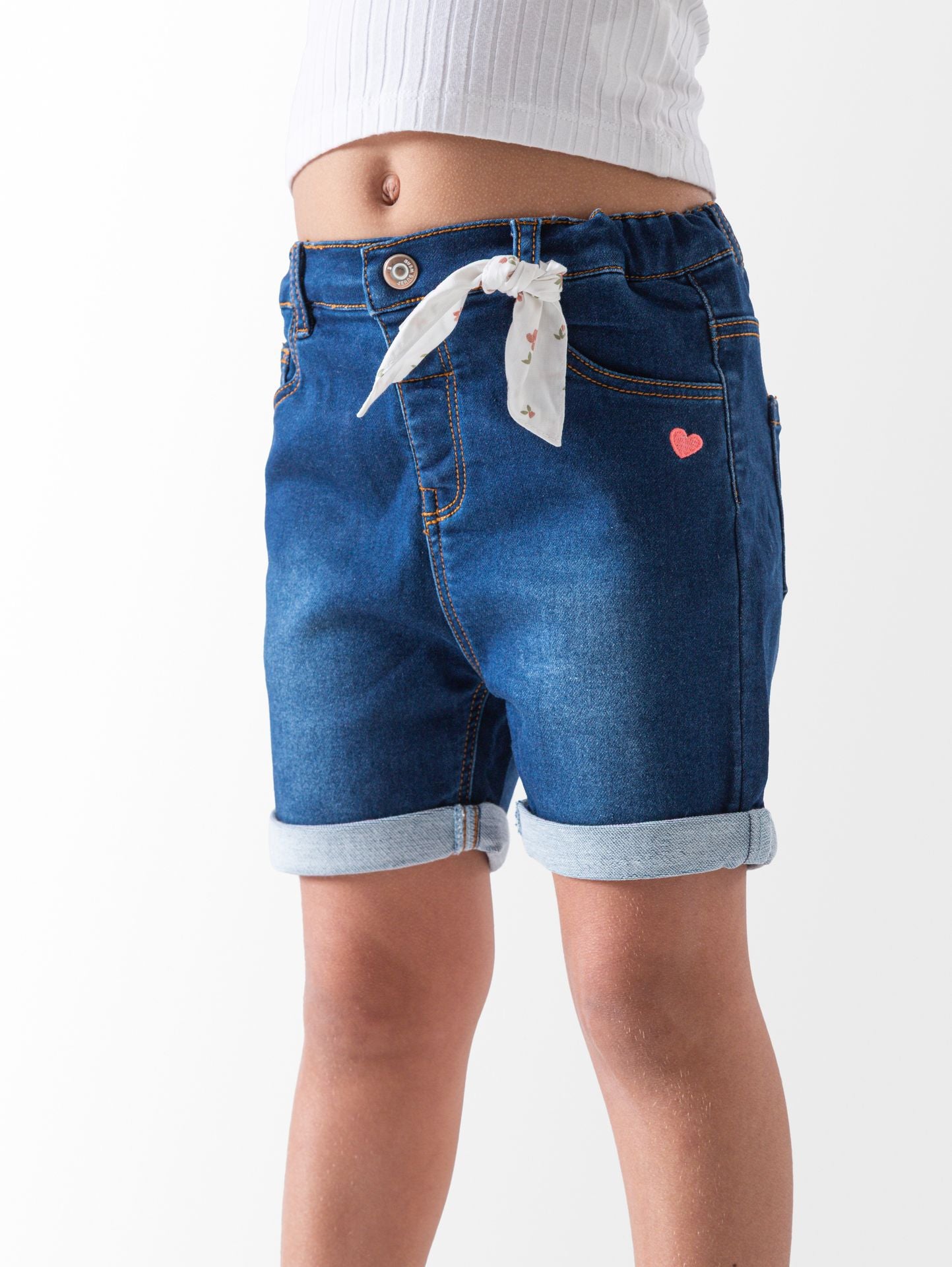 Ninos Kids storeHeart Jeans ShortShortsNINOS