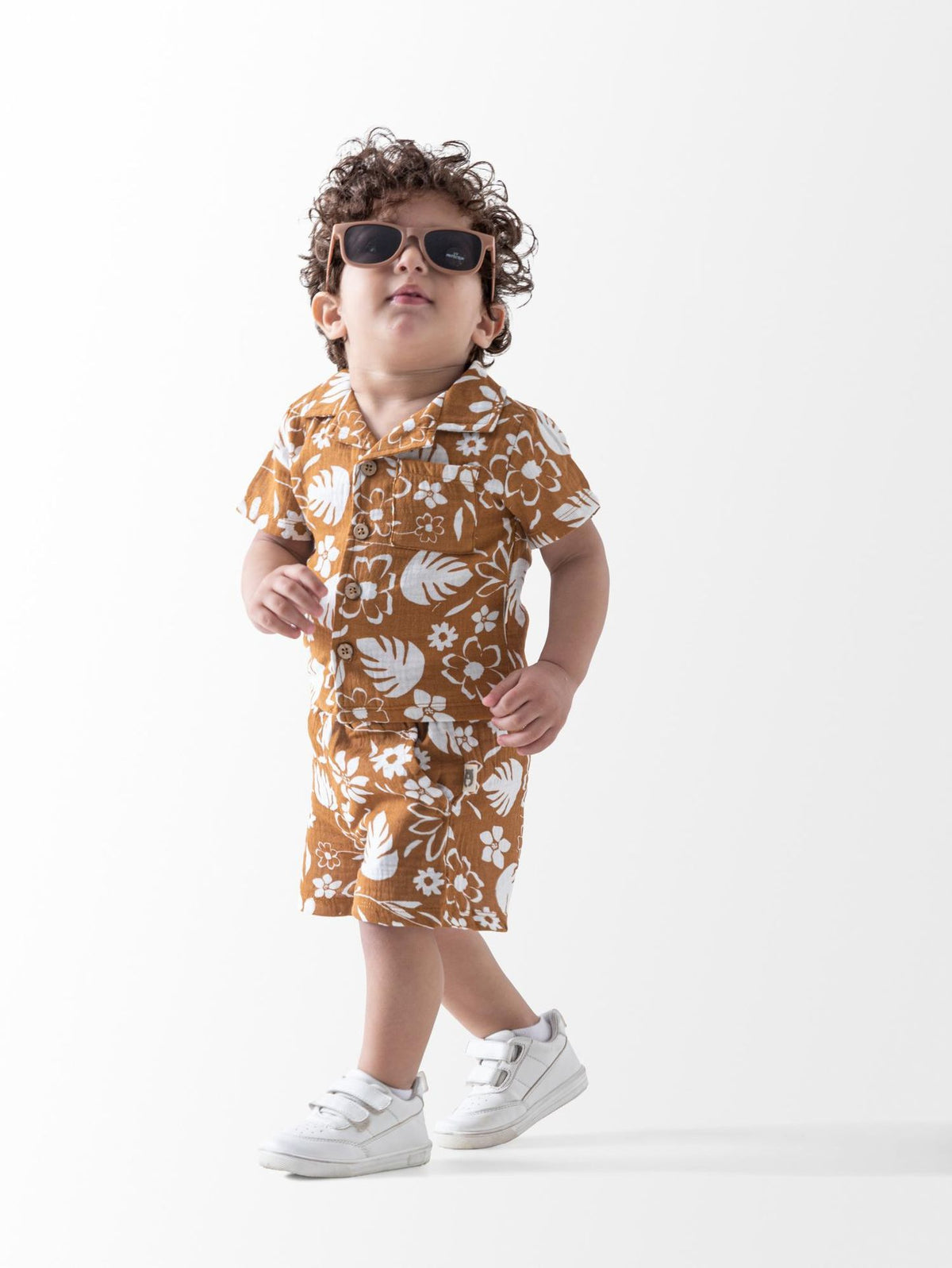 Ninos Kids storeFlowers 3PCS Short Setطقم خروجGeneric