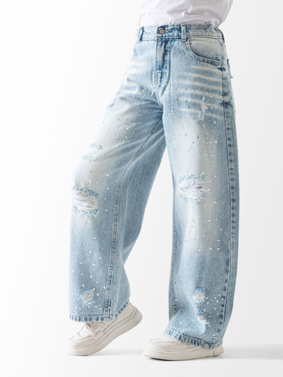 Ninos Kids storeBallon Strassed Jeans PantsJeans pantsNINOS