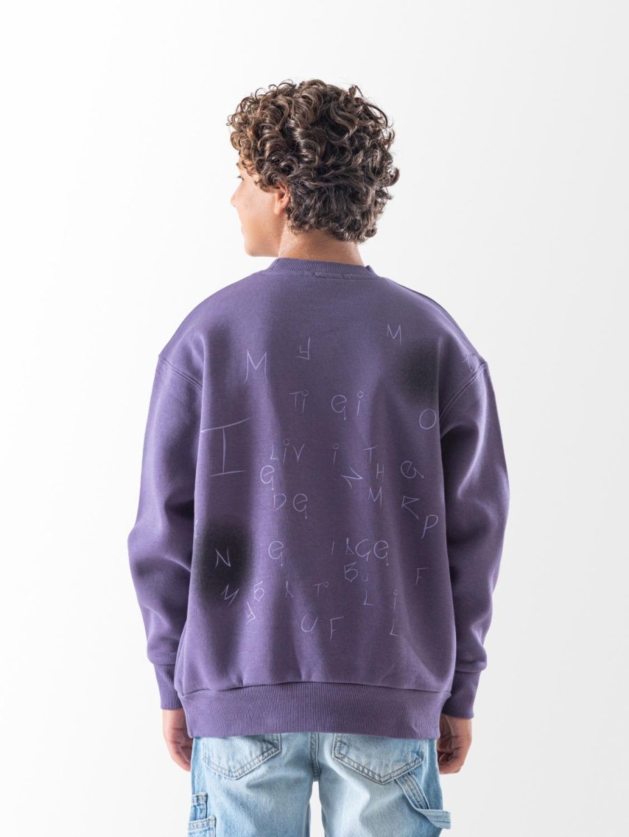 Ninos Kids storeBoys' Lavender Believe SweatshirtSweatshirtsNINOS