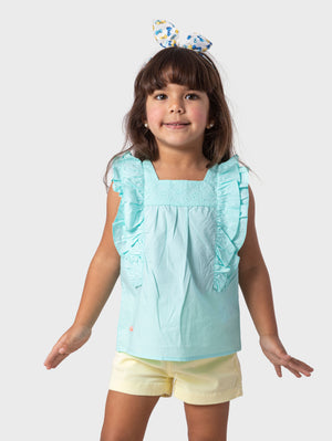 Ruffles Plain Blouse