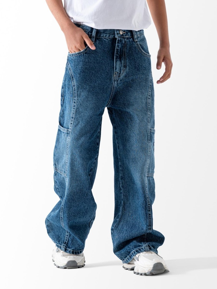 Ninos Kids storeBoys' Dark Denim Wide Leg JeansJeans pantsNINOS