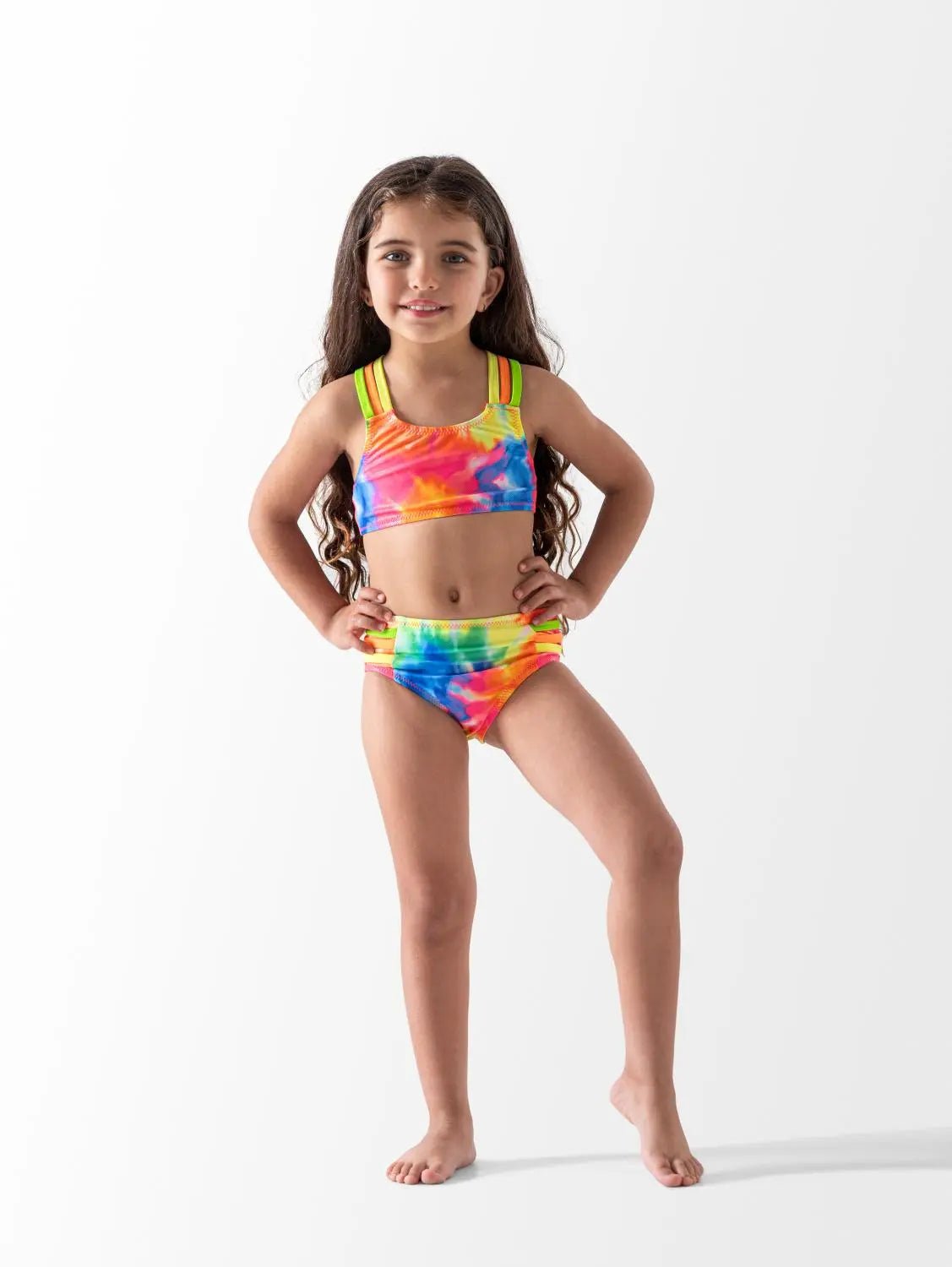 Ninos Kids storeColorful 2PCS SwimsuitTwo Piece SwimwearLa mer