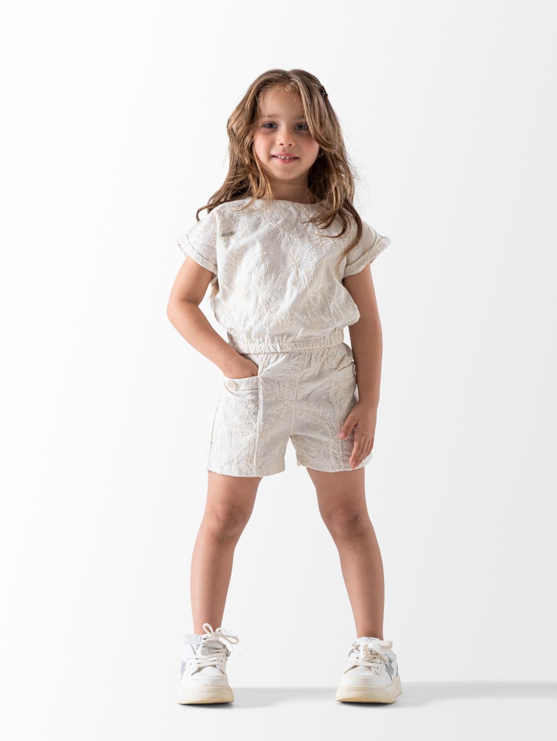 Branches Linen Short Set