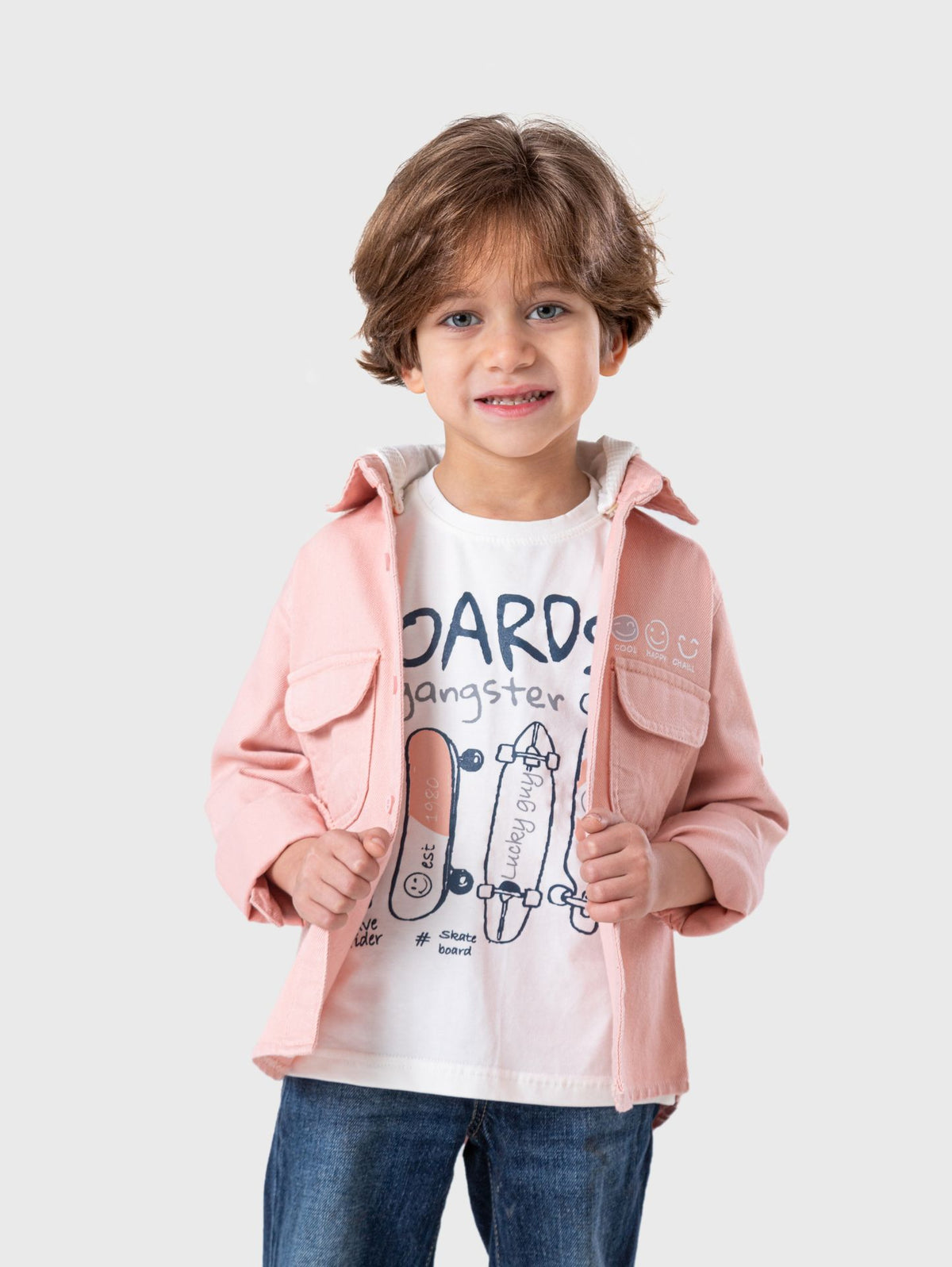 Ninos Kids storeEmoji Gabardine ShirtBoy ShirtsAMB