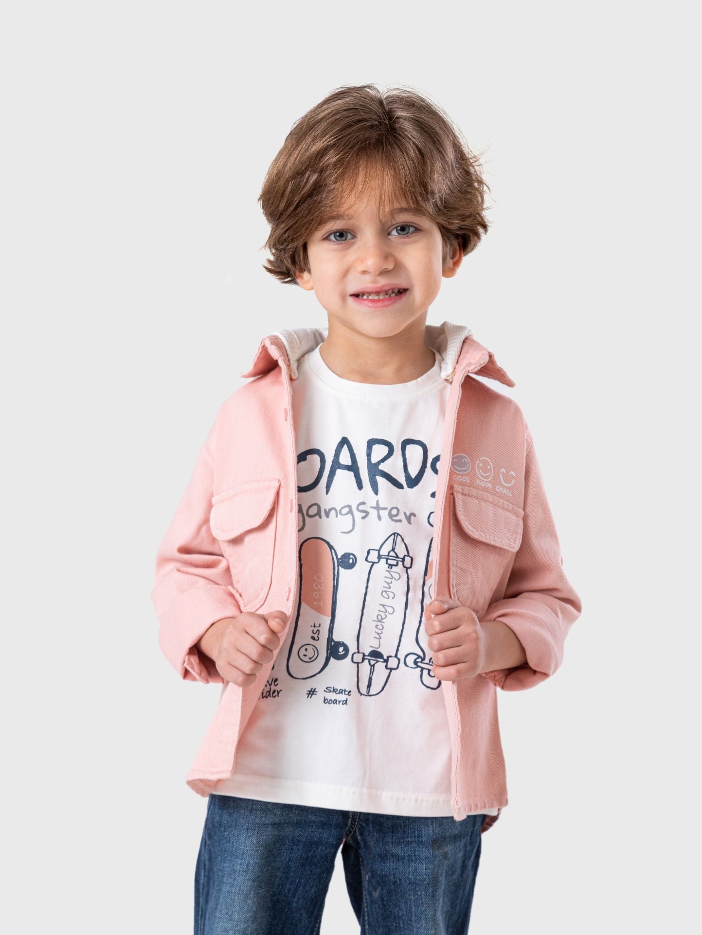 Ninos Kids storeEmoji Gabardine ShirtBoy ShirtsAMB
