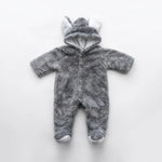 Ninos Kids storeBoys' Grey Fur RomperRompers & SleepsuitsGeneric