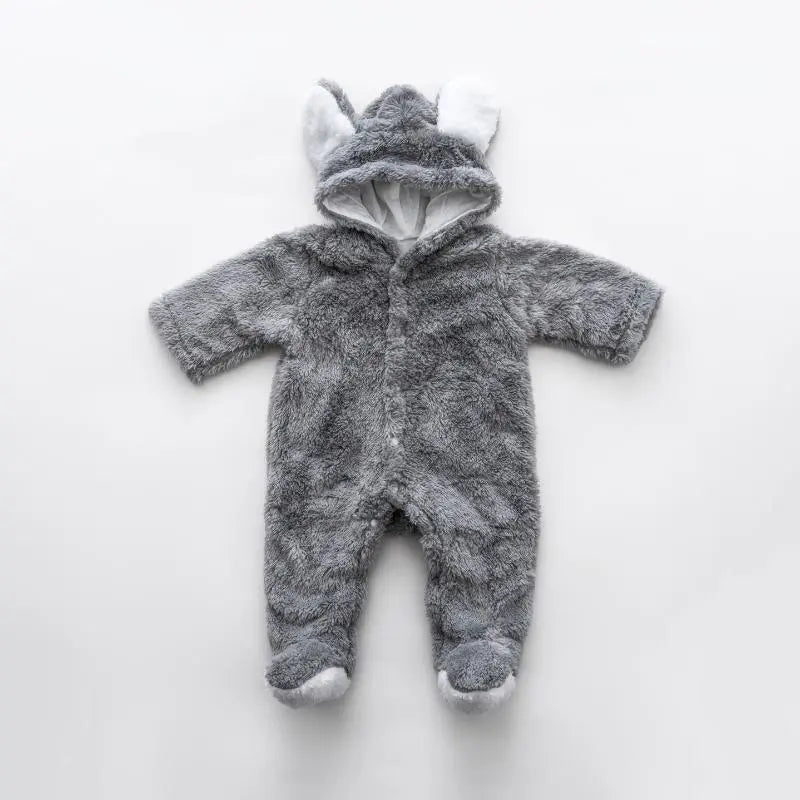 Ninos Kids storeBoys' Grey Fur RomperRompers & SleepsuitsGeneric