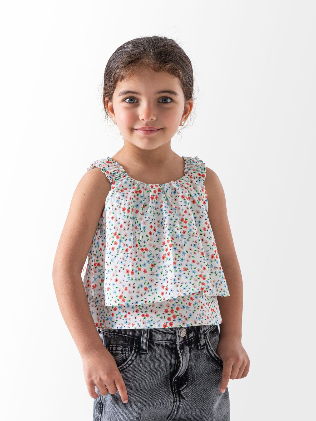 Ninos Kids storeFloral Cut BlouseGirl blouseSplendor