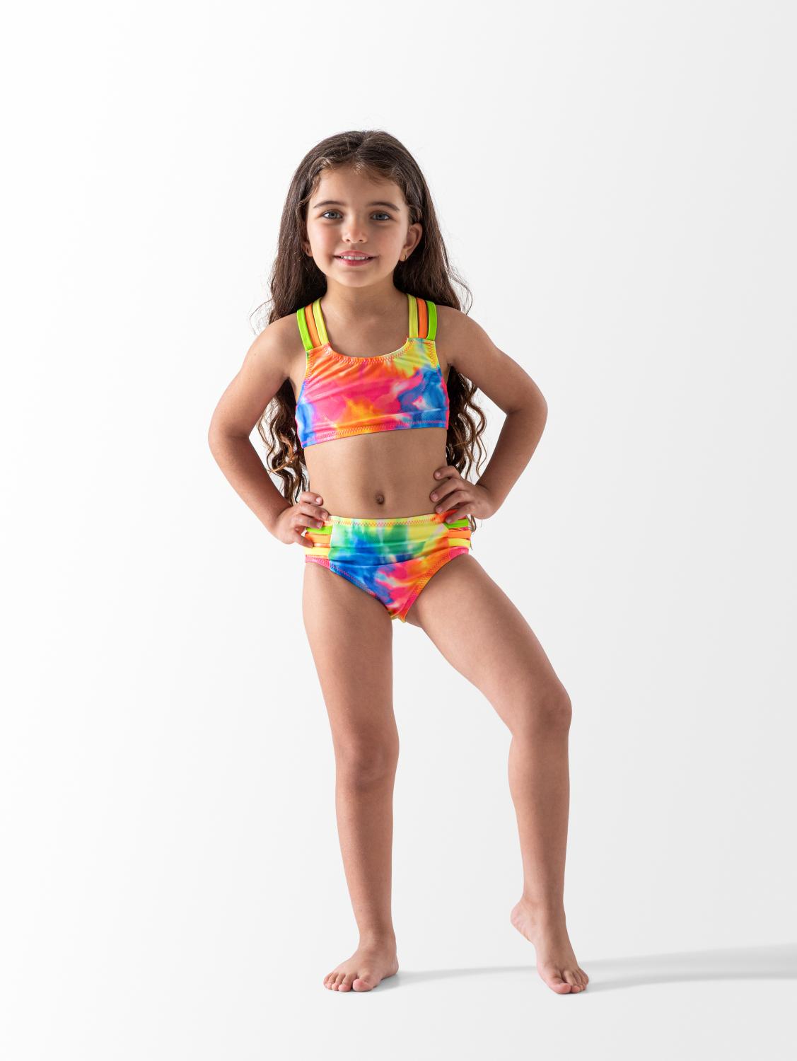 Ninos Kids storeColorful 2PCS SwimsuitTwo Piece SwimwearLa mer