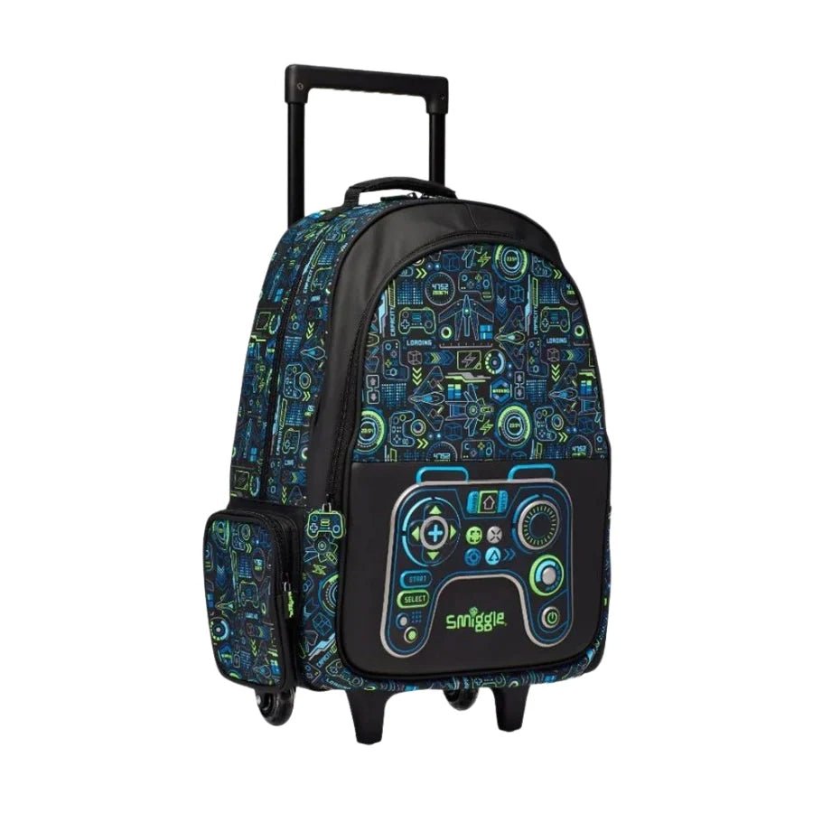 Ninos Kids storeGame Trolley BackpackTrolly Bag شنطه مدرسة ترولليSMIGGLE