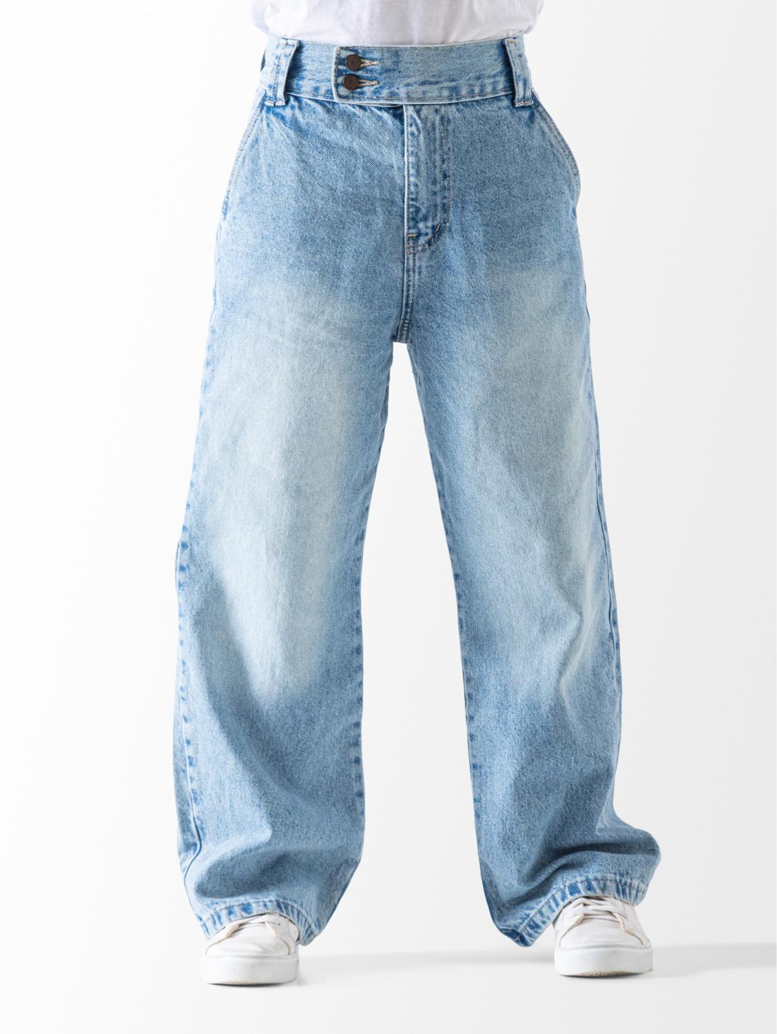 Ninos Kids storeGirls' Medium Denim Wide Leg JeansJeans pantsNINOS