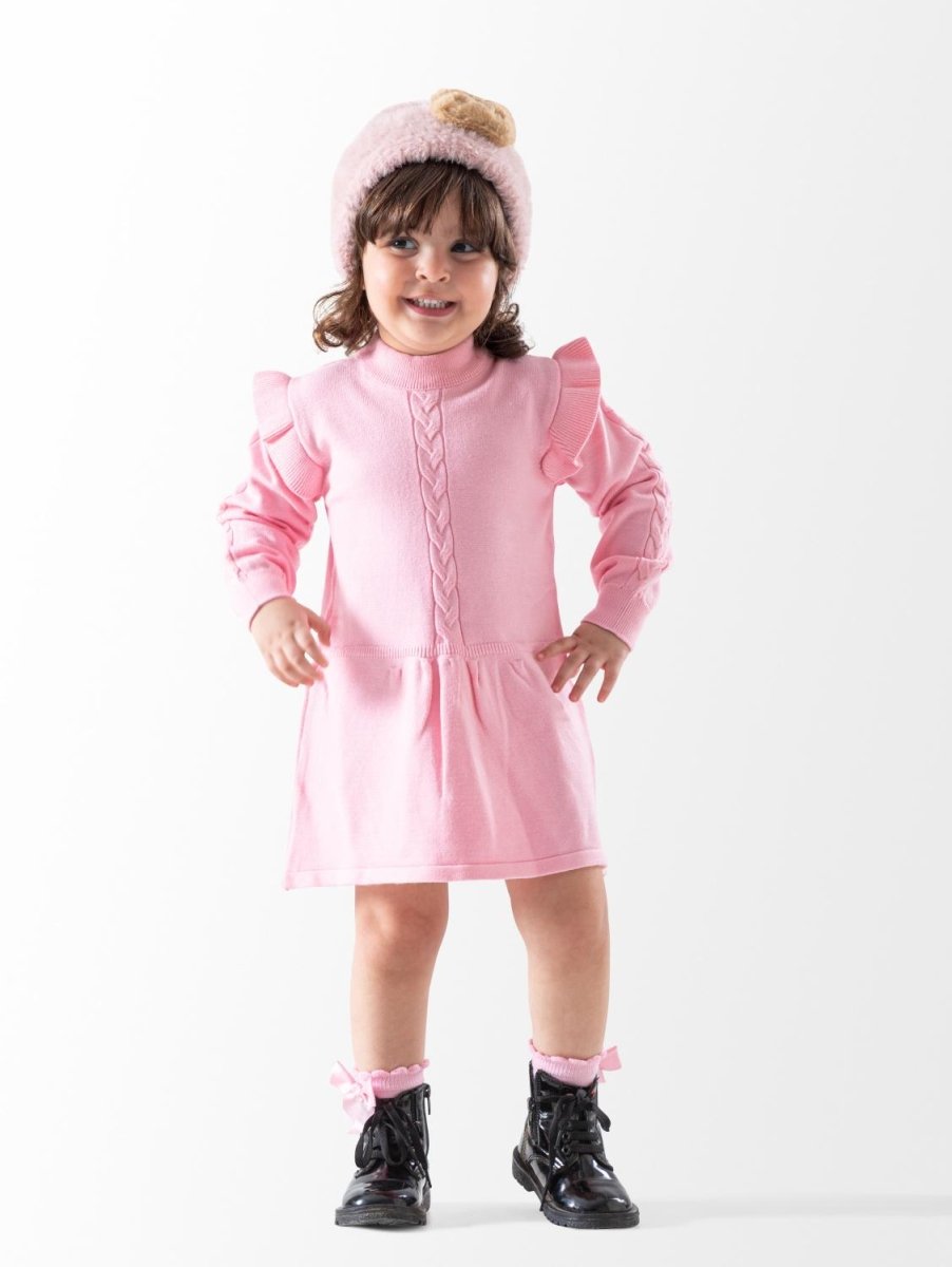 Ninos Kids storeKnit Ruffle DressKnitwear DressNINOS