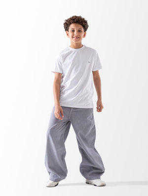 Wide Leg Gabardine Pants