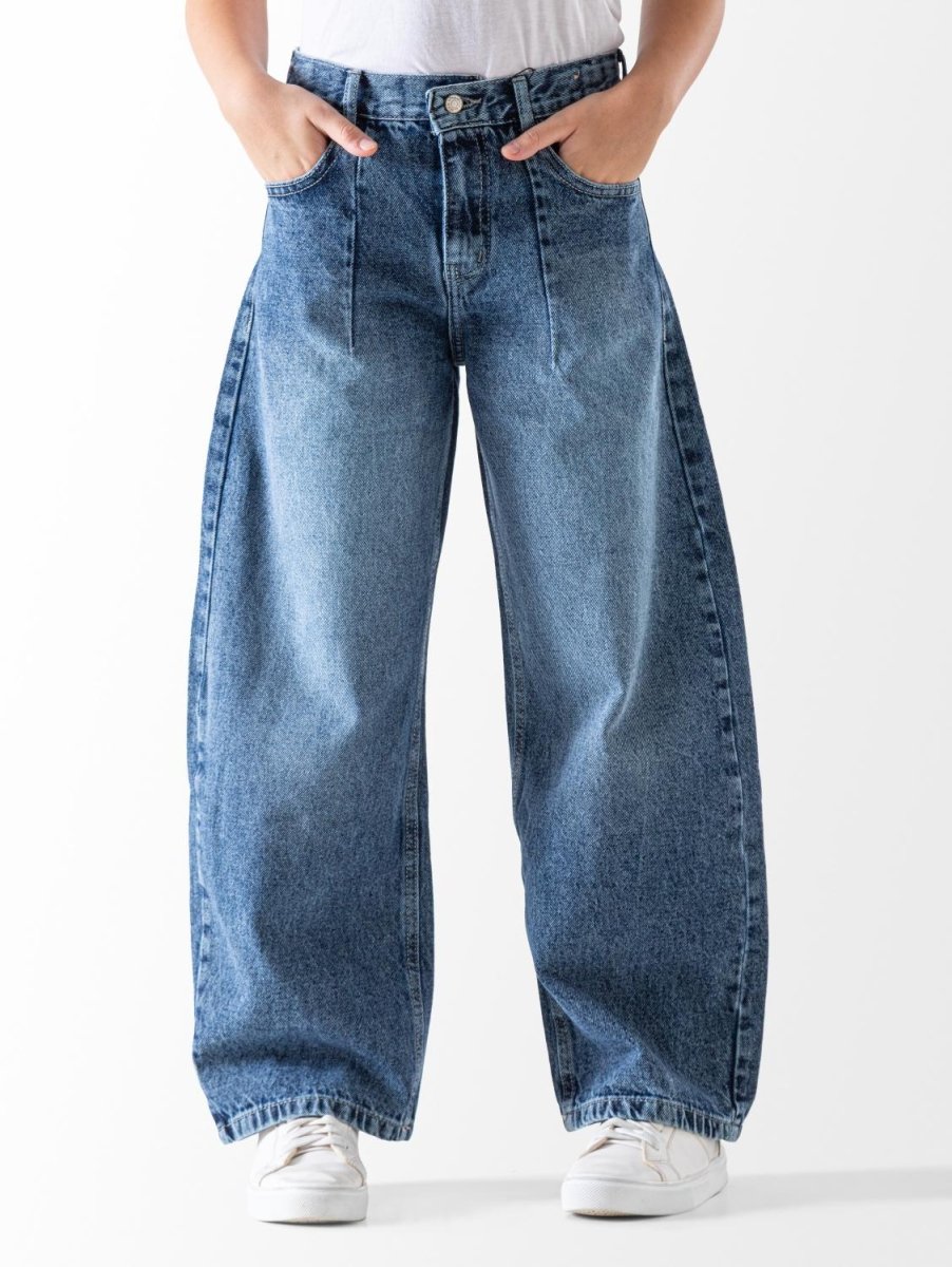 Ninos Kids storeGirls' Dark Denim Wide Leg JeansJeans pantsNINOS