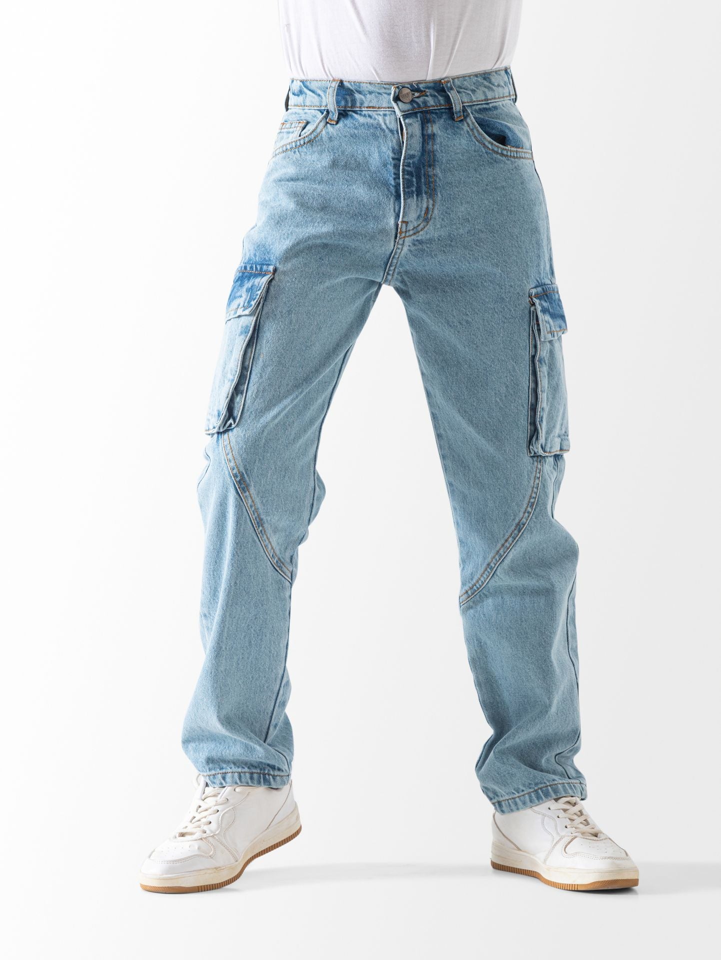 Ninos Kids storeWide Leg Cargo Jeans PantJeans pantsNINOS
