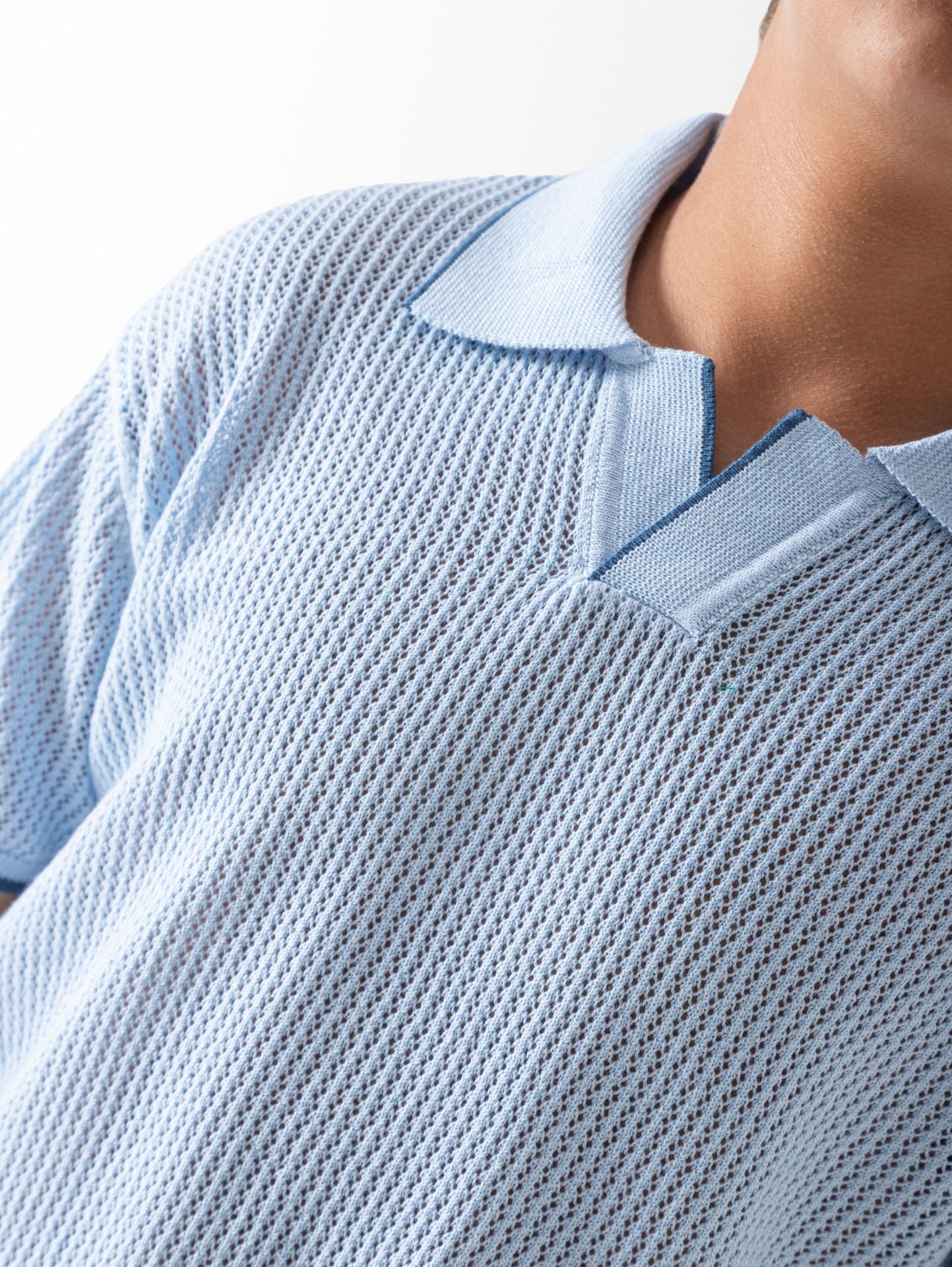 Knitted Polo T-Shirt