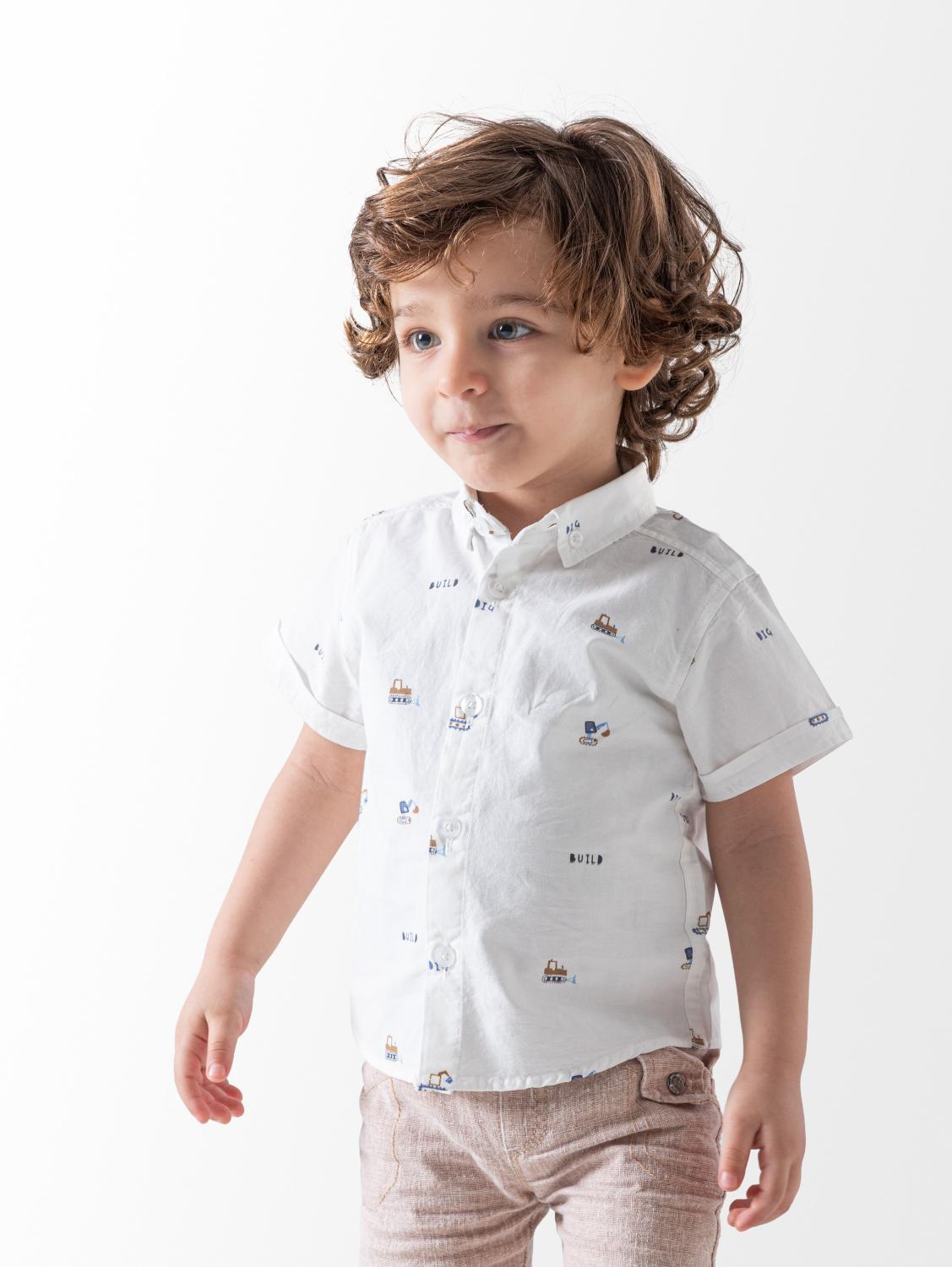 Ninos Kids storeTrain boy shirtBoy ShirtsNINOS