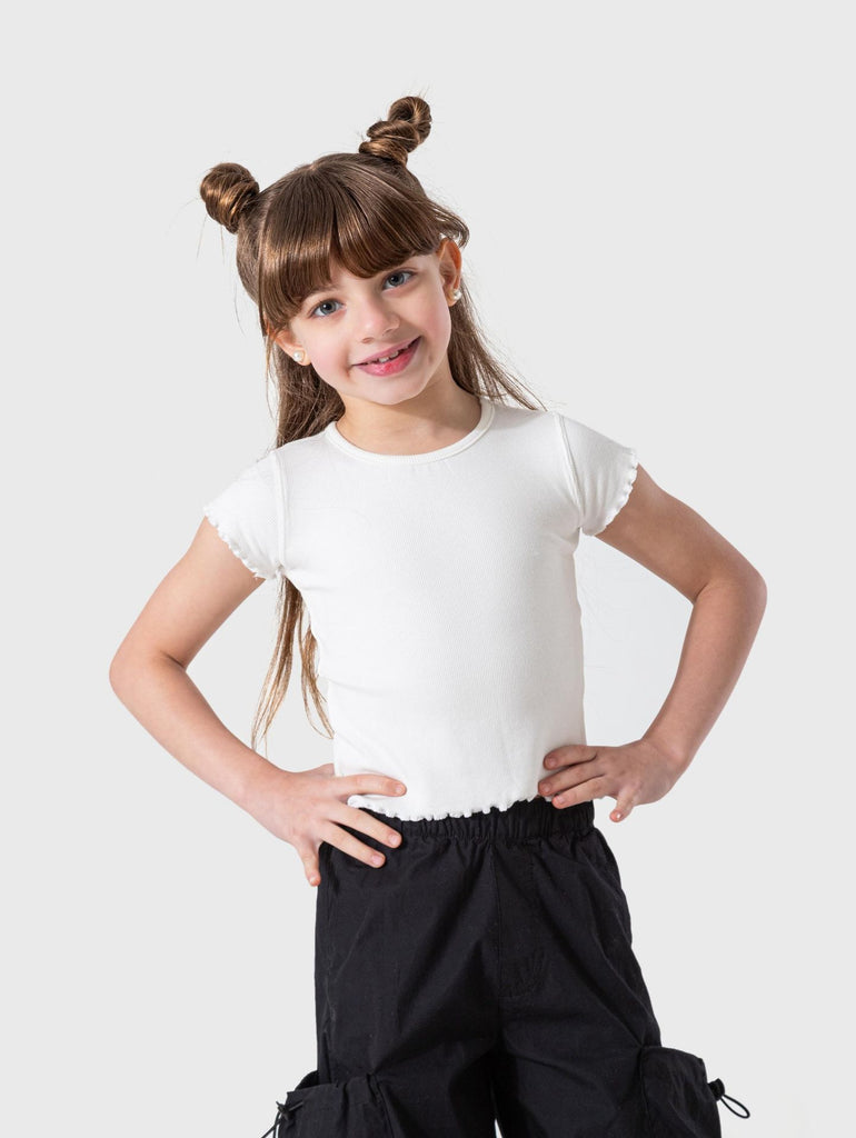 Plain Ribbed T-Shirt