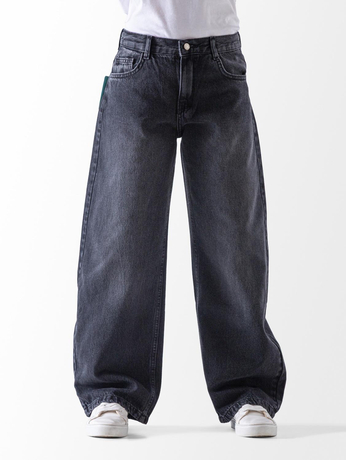 Ninos Kids storeGirls' Black Wide Leg JeansJeans pantsNINOS