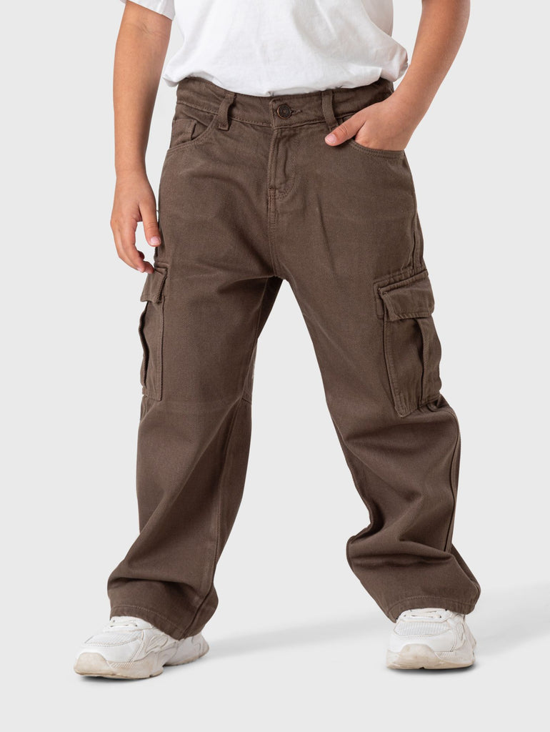 Cargo Wide Gabardine Pants