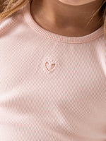 Ninos Kids storeHearts Ribbed T-ShirtT-ShirtsNINOS