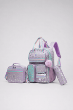 Ninos Kids storeLeopard 3PCS BackpackBag set طقم شنط مدرسةJasmin