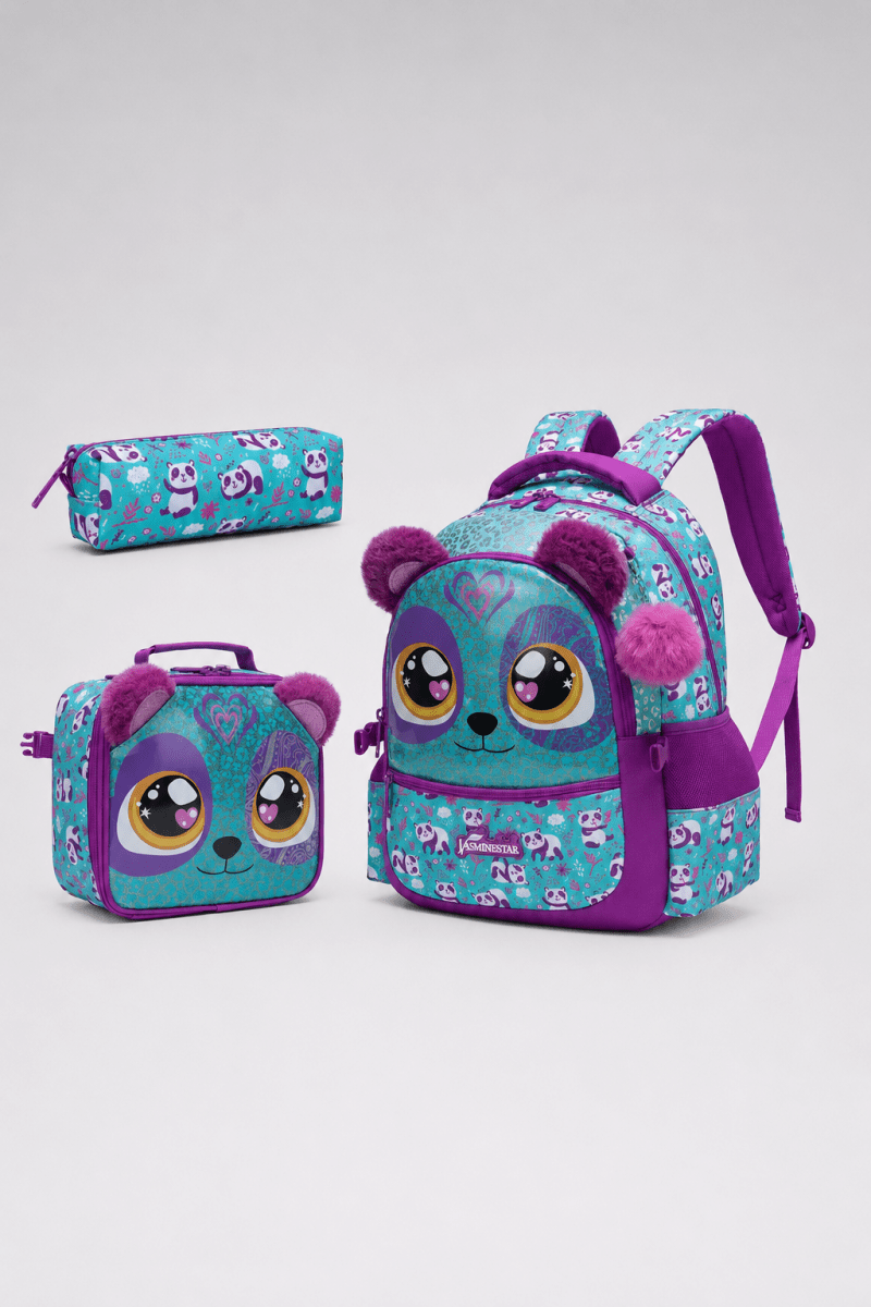 Ninos Kids storePanda 3PCS BackpackBag set طقم شنط مدرسةJasmin