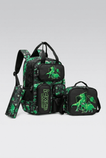 Ninos Kids storeDino 3PCS BackpackBag set طقم شنط مدرسةJasmin