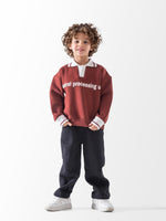 Ninos Kids storeBoys' Burgandy Central Procesing 2-Piece Pyjama SetPajamasSHARO