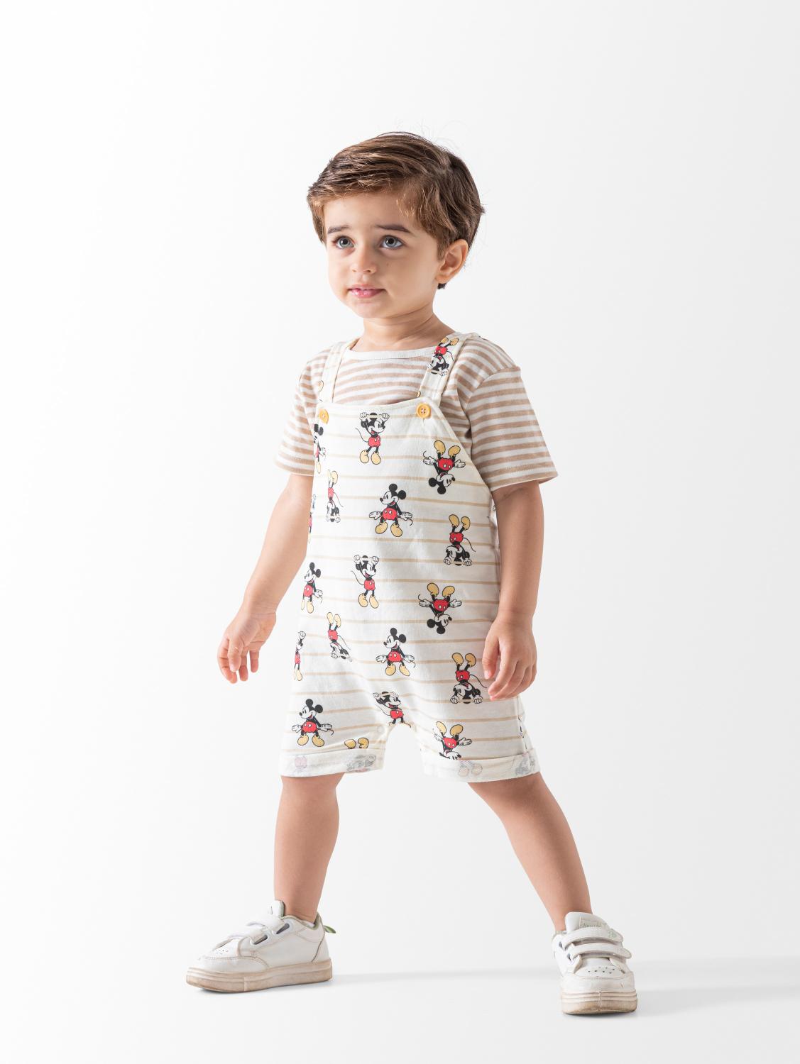 Ninos Kids storeMickey 2PCS Shortallطقم قطعتينGeneric