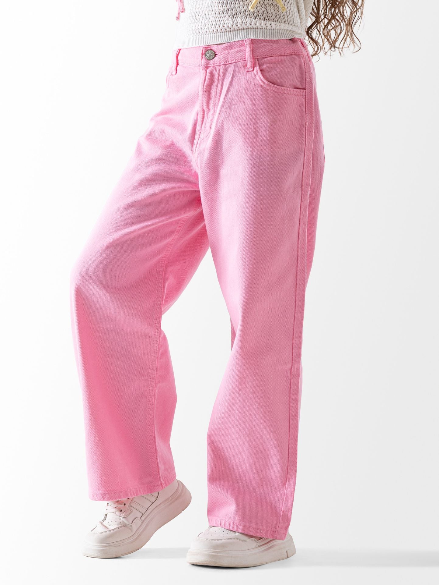 Wide Leg Gabardine Pant