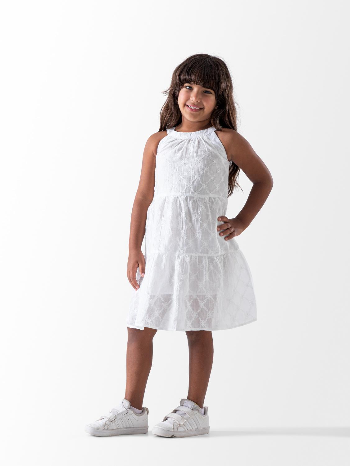 Flower Linen Dress