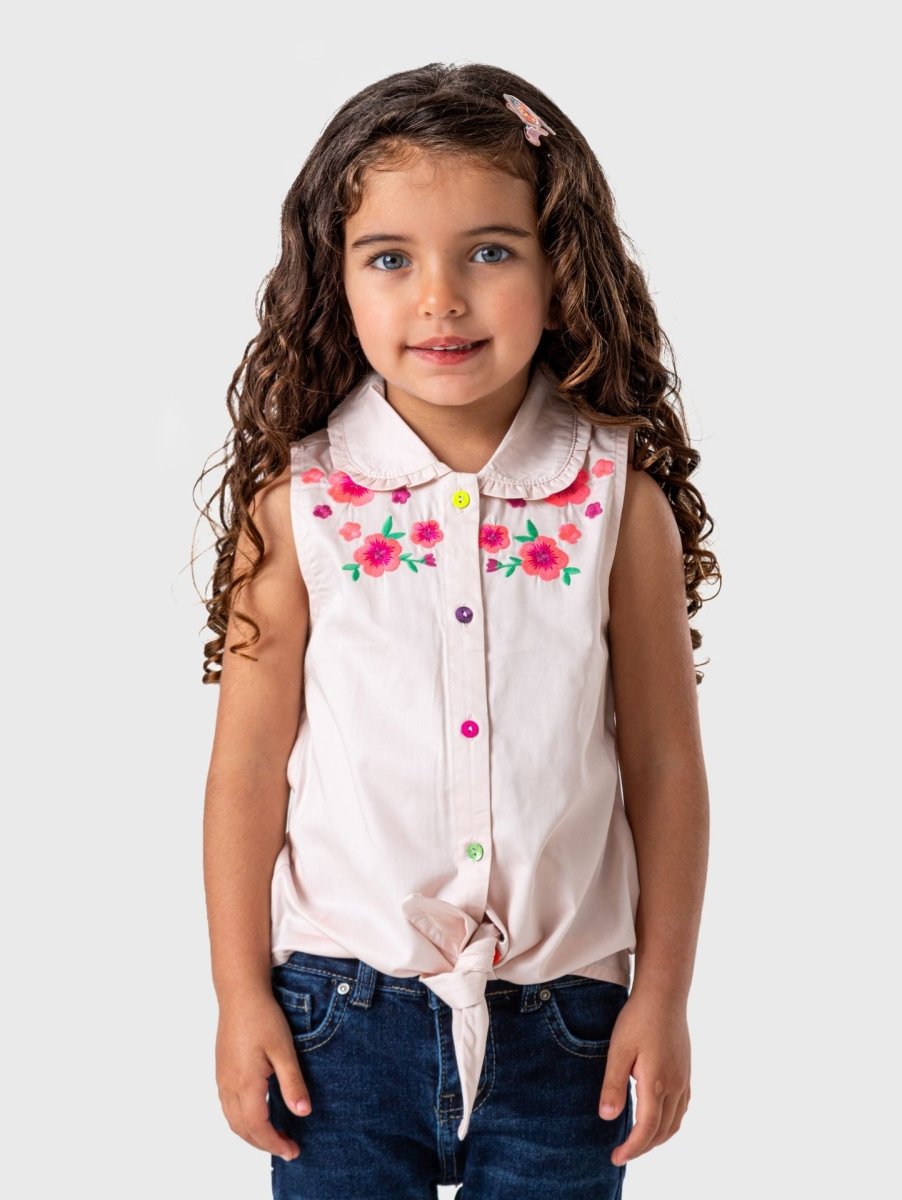 Ninos Kids storeFlower Cut BlouseGirl blouseBee Born