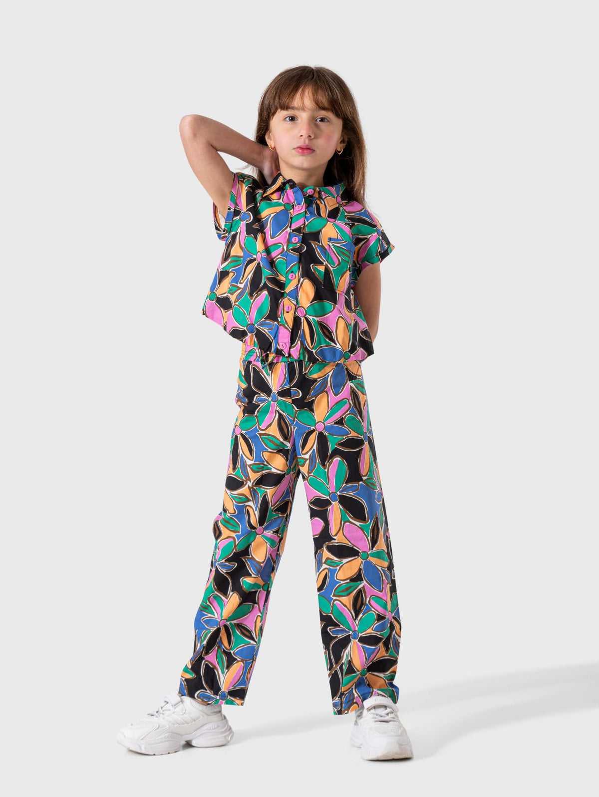Ninos Kids storeFloral Pants Setطقم خروجSplendor