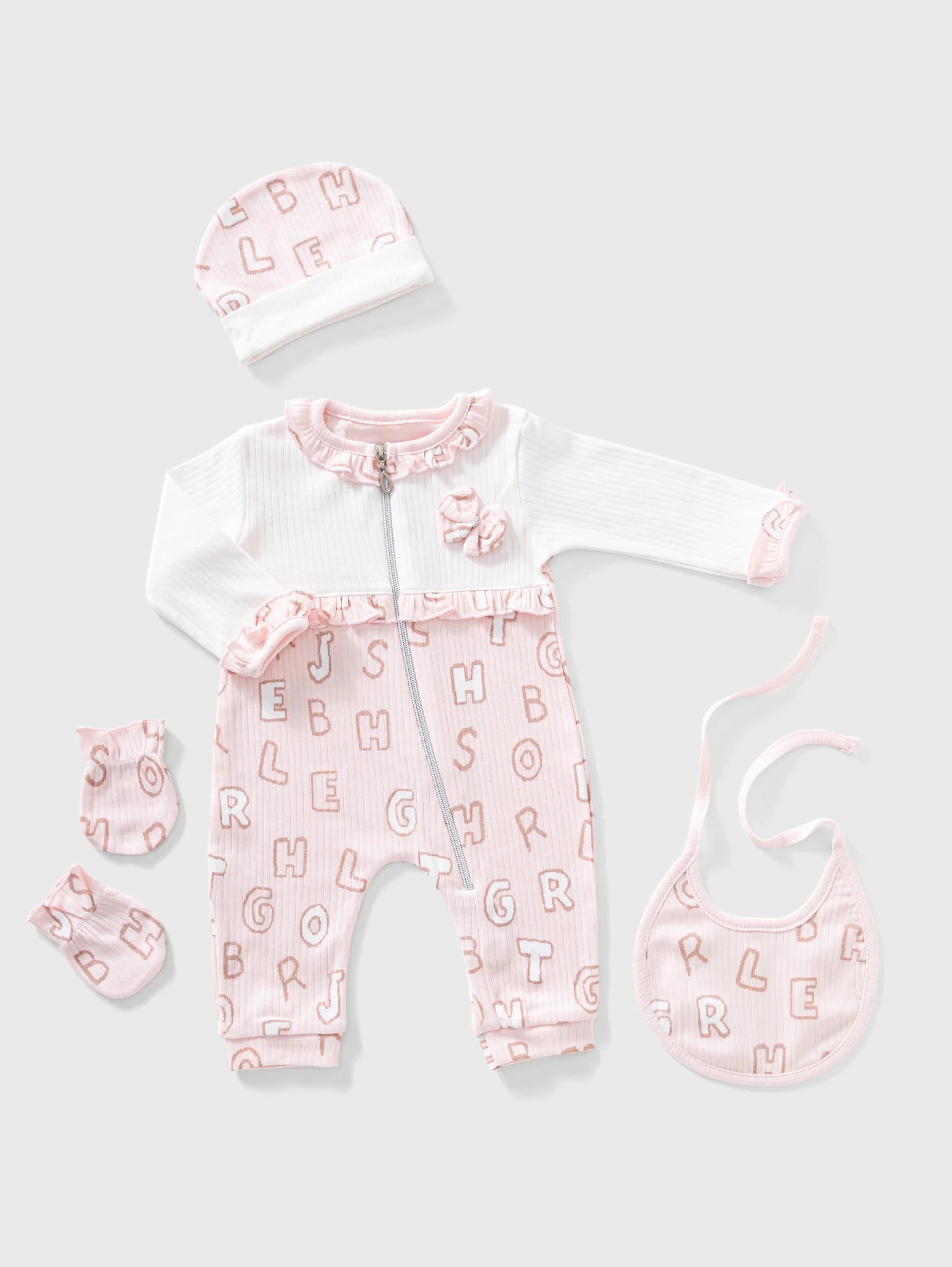 Ninos Kids storeAlphabets 4PCS RomperRompers & SleepsuitsFull Moon
