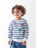 Ninos Kids storeBaby Boys' Navy Striped SweatshirtSweatshirtsNINOS