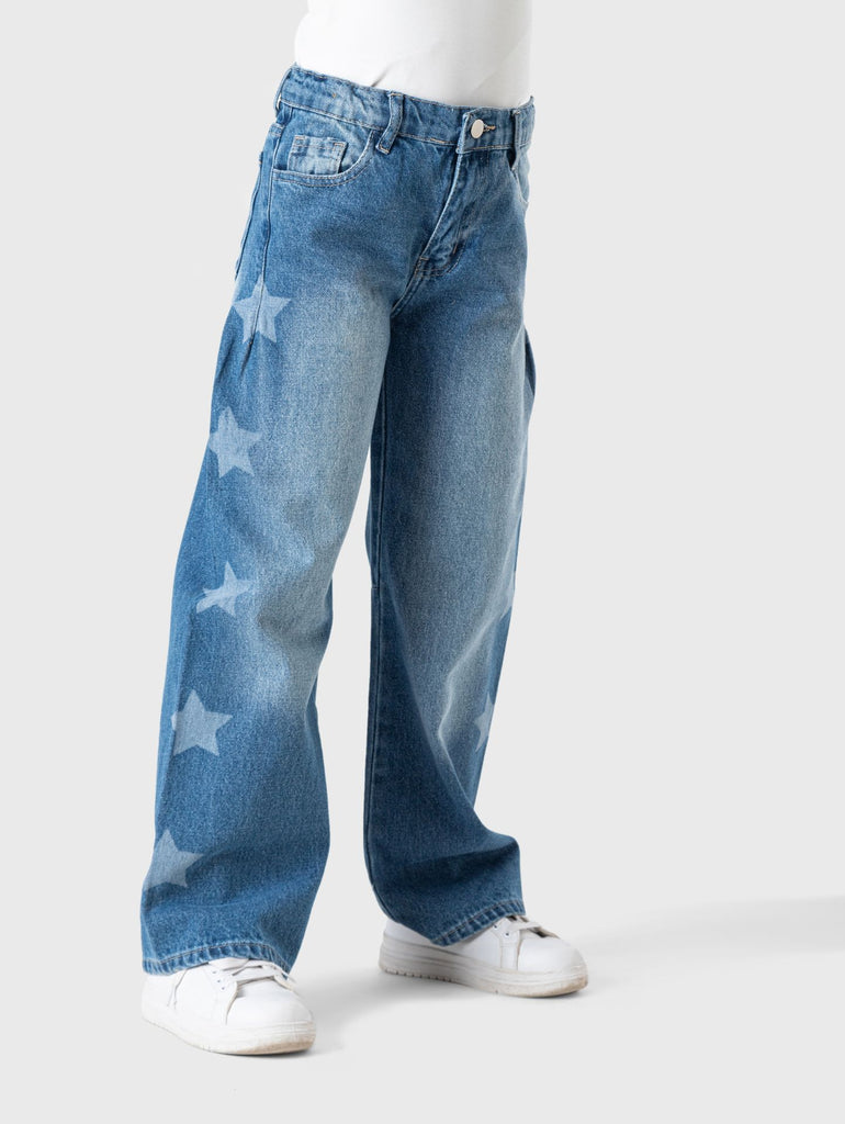 Wide Leg Jeans Pants