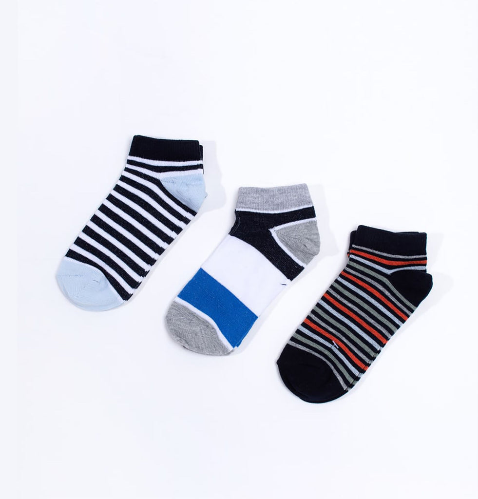 Striped 3pcs Socks